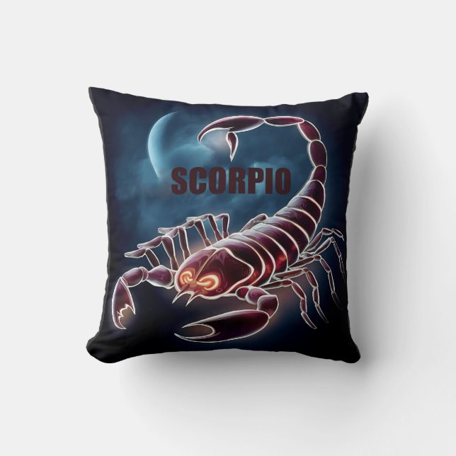 Scorpio astrology sign cushion (Front)