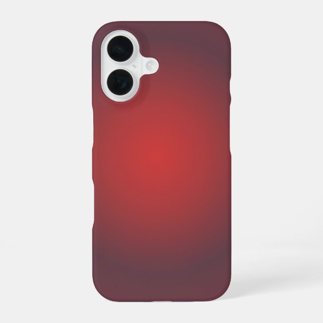 Scorpio Aura Gradient Zodiac, Red Aura Gradient iPhone 16 Case (Back)