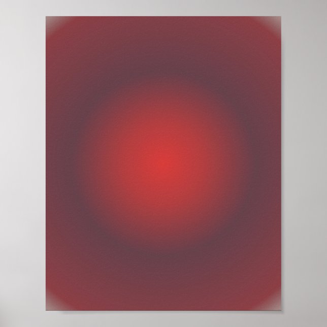 Scorpio Aura Gradient Zodiac, Red Aura Gradient Poster (Front)