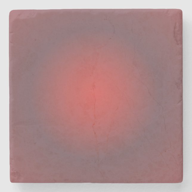 Scorpio Aura Gradient Zodiac, Red Aura Gradient Stone Coaster (Front)