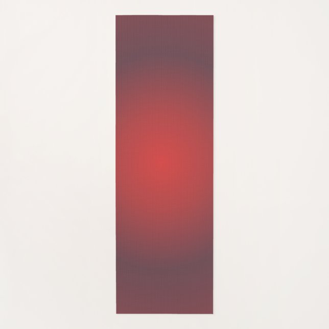 Scorpio Aura Gradient Zodiac, Red Aura Gradient Yoga Mat (Front)