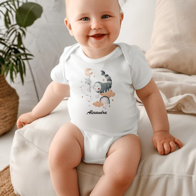 Scorpio Baby: Scorpio's Mystical Personalised Baby Bodysuit (Creator Uploaded)
