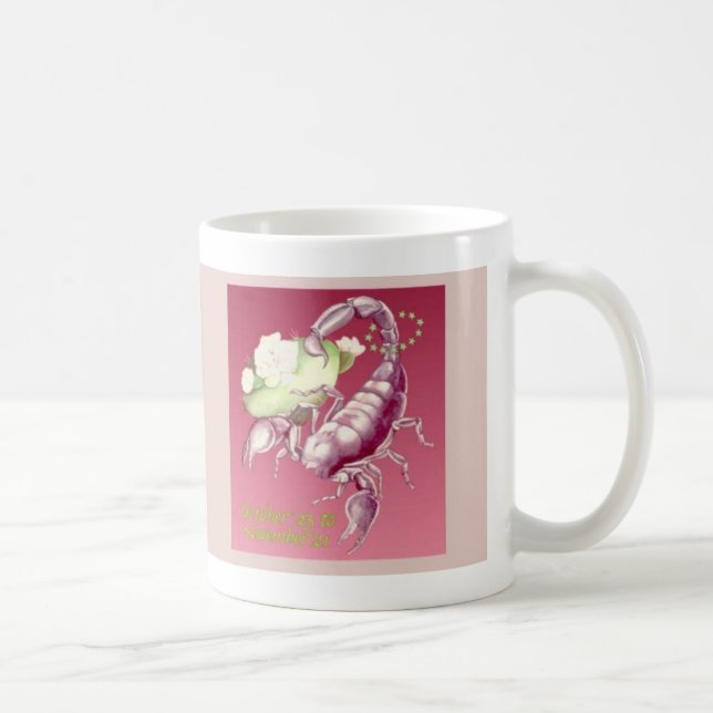 Scorpio Birthday Mug (Right)