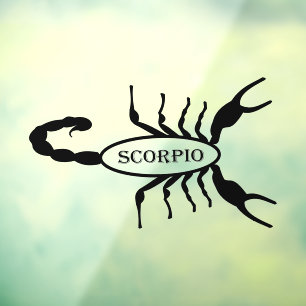 Scorpio Black Scorpion Star Sign