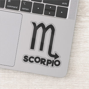 Scorpio Bold Zodiac Sign Horoscope Custom Text