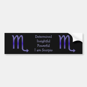 Scorpio Bumper Sticker