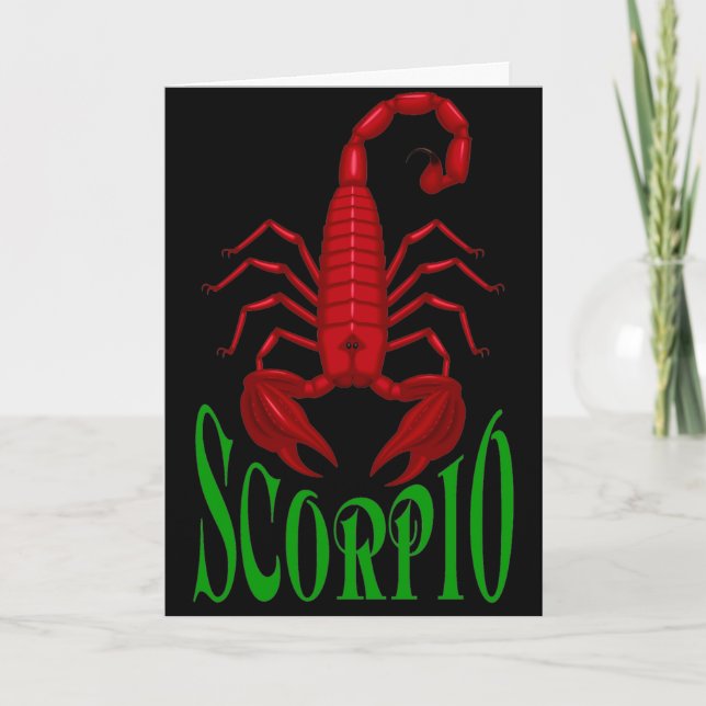 Scorpio Card (Front)