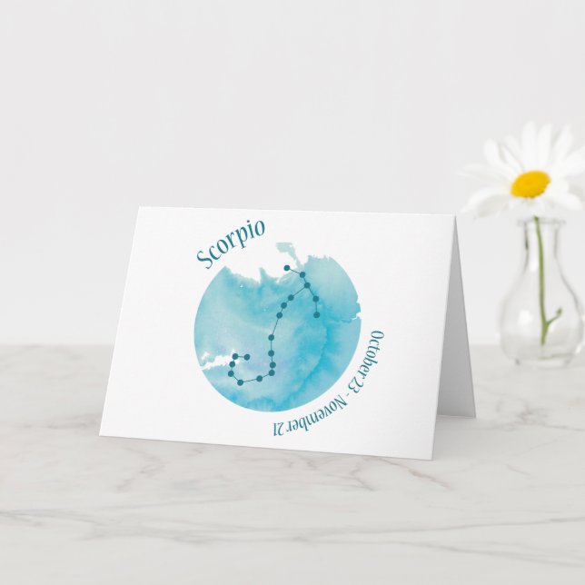 Scorpio Card (Small Plant)