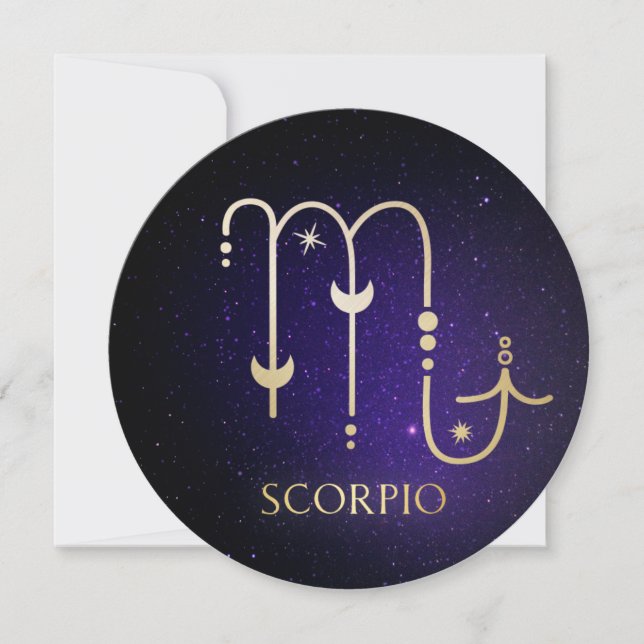 Scorpio Card (Front)