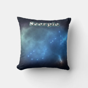 Scorpio constellation cushion