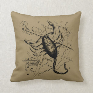 Scorpio Constellation Hevelius 1690 Classic Cushion