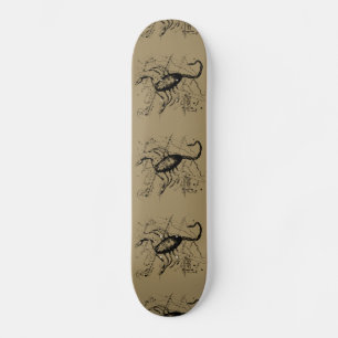 Scorpio Constellation Hevelius 1690 Engraving Skateboard