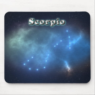 Scorpio constellation mouse pad