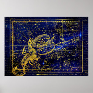 scorpio constellation poster