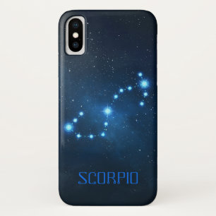 Scorpio Constellation Zodiac iPhone X Case