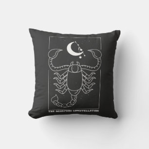 SCORPIO CONSTELLLATION ZODIAC SIGN  CUSHION