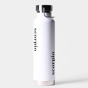Scorpio Definition Aesthetic Astrology Gift Water Bottle