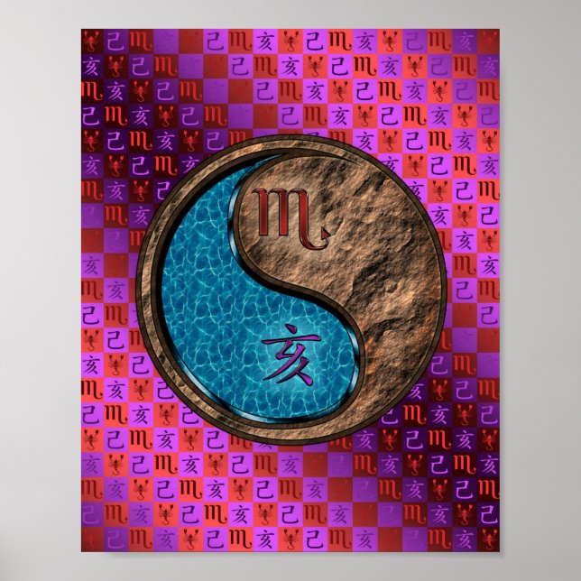 Scorpio & Earth Boar Poster (Front)