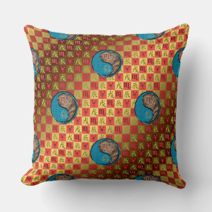 Scorpio & Earth Dragon Cushion