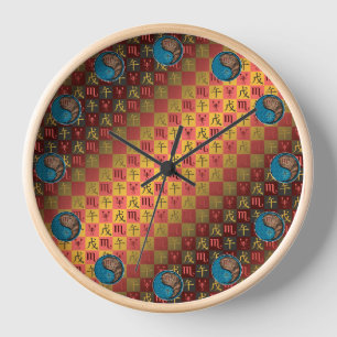 Scorpio & Earth Horse Clock
