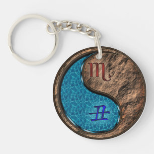 Scorpio & Earth Ox Key Ring
