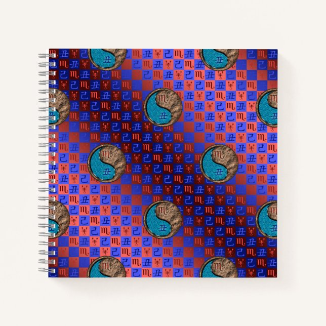 Scorpio & Earth Ox Notebook (Front)