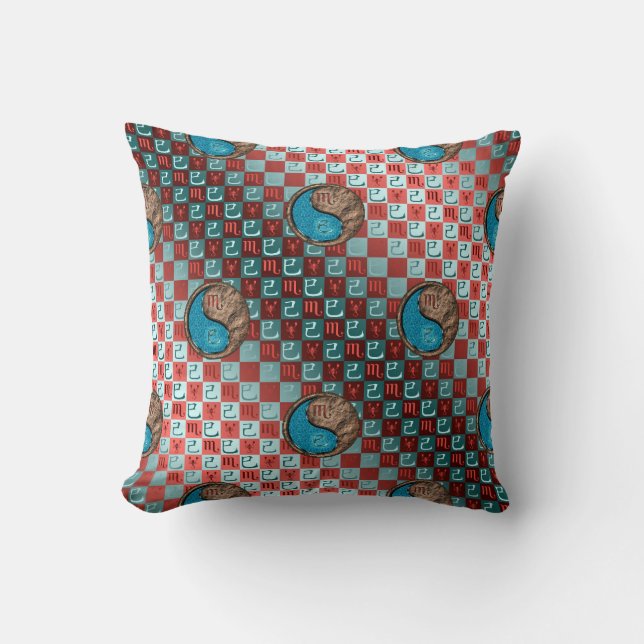 Scorpio & Earth Snake Cushion (Front)