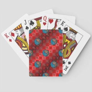 Scorpio & Earth Tiger Playing Cards