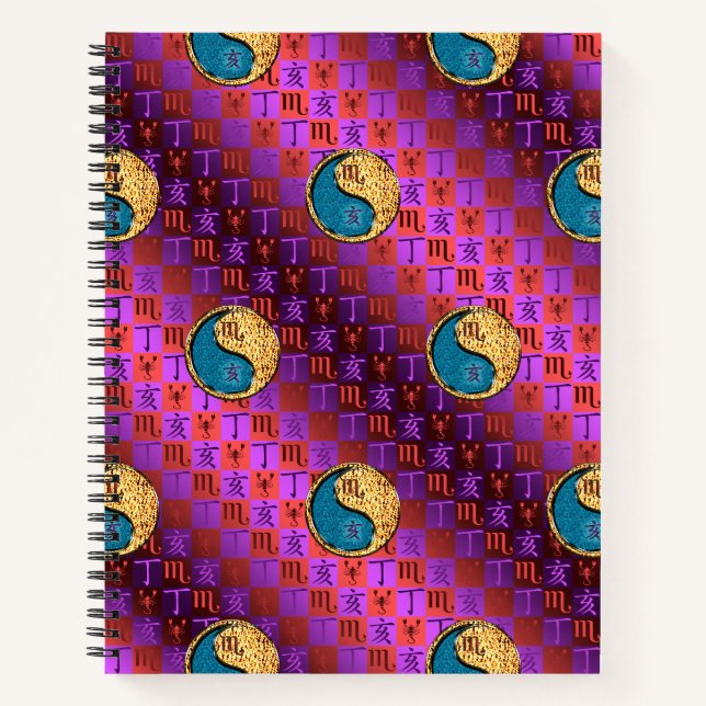 Scorpio & Fire Boar Notebook (Front)