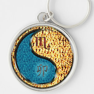 Scorpio & Fire Rabbit Key Ring