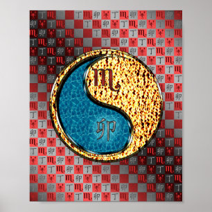 Scorpio & Fire Rabbit Poster