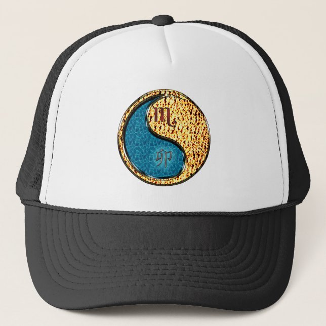 Scorpio & Fire Rabbit Trucker Hat (Front)