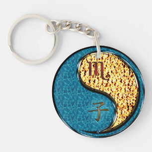 Scorpio & Fire Rat Key Ring