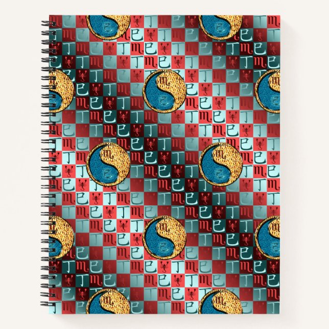Scorpio & Fire Snake Notebook (Front)