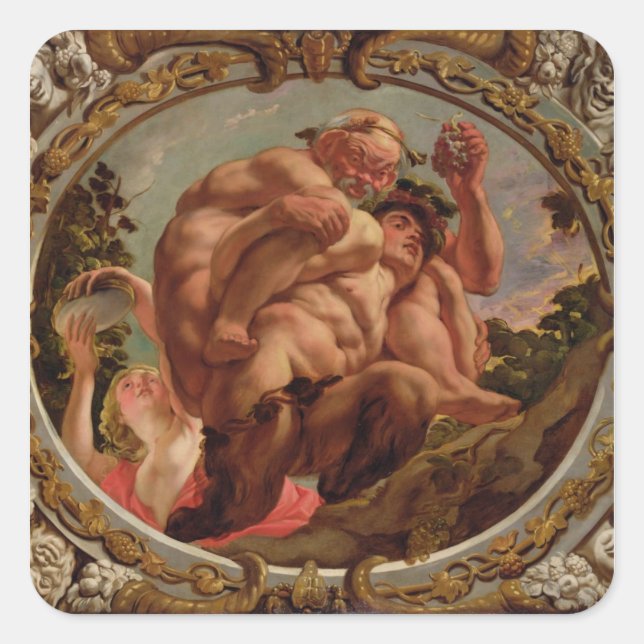 Scorpio, from the Signs of the Zodiac Square Sticker (Front)