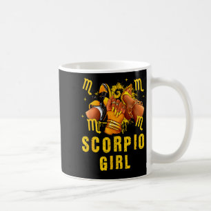 Scorpio Girl Birthday Black Woman High Heel Scute Coffee Mug