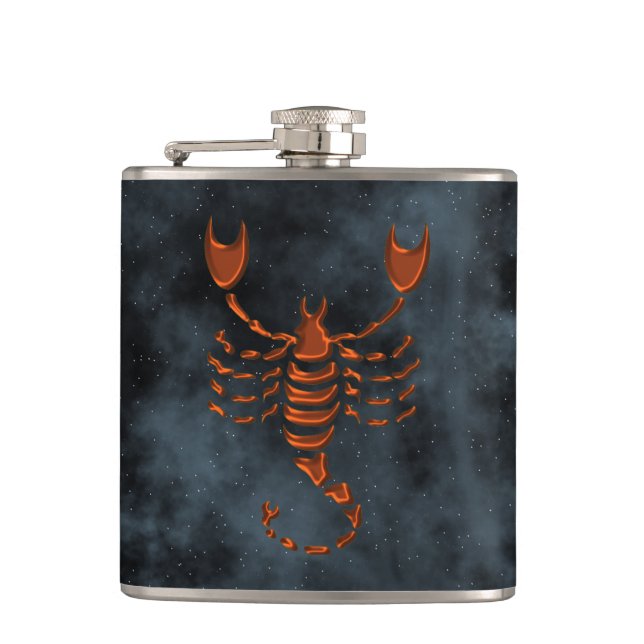 Scorpio Hip Flask (Front)