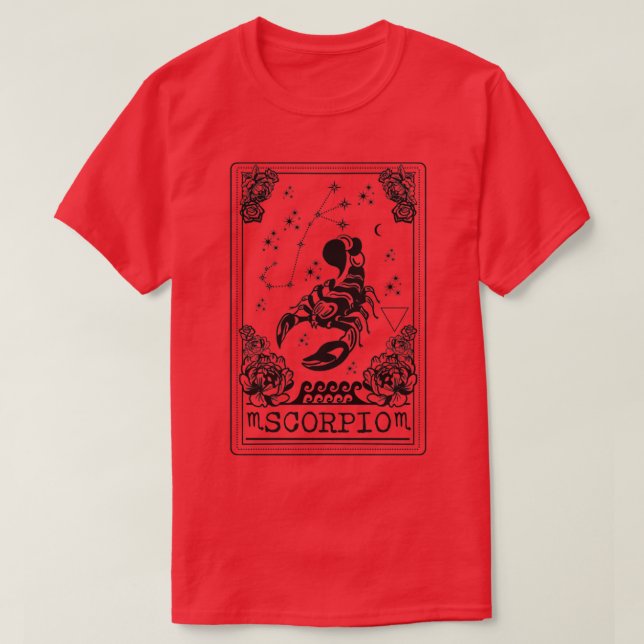 Scorpio horoscope T-Shirt (Design Front)