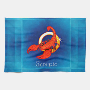 scorpio horoscope tea towel