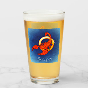 Scorpio in Blue Glass