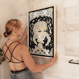 Scorpio Intense and Mysterious - Astrology Poster