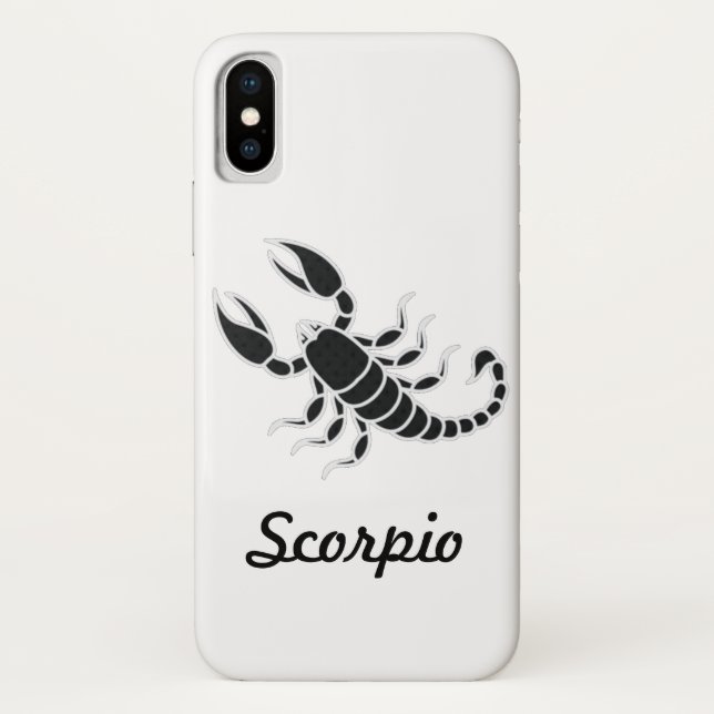Scorpio IphoneX case (Back)