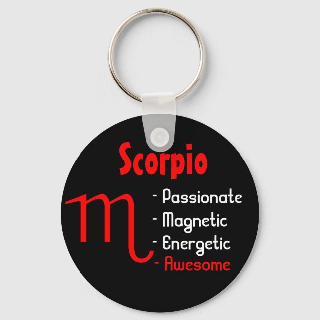 Scorpio Key Ring (Front)