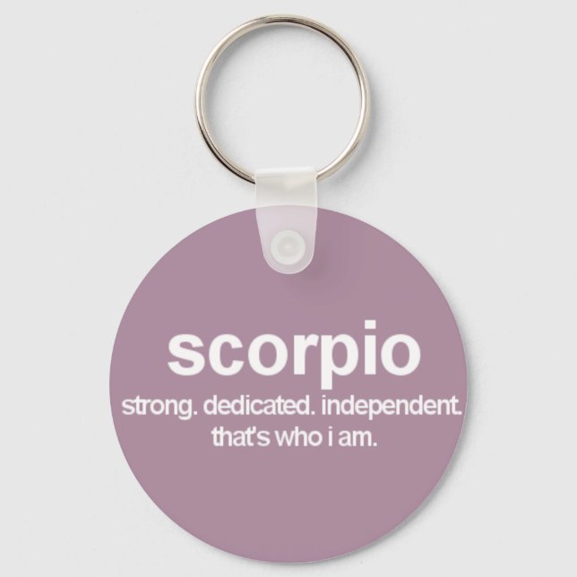 SCORPIO KEY RING (Front)