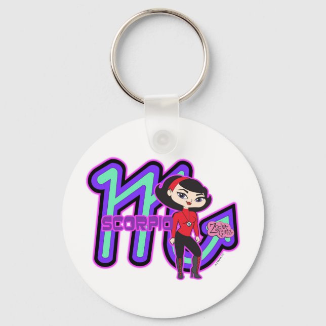Scorpio Keychain (Front)