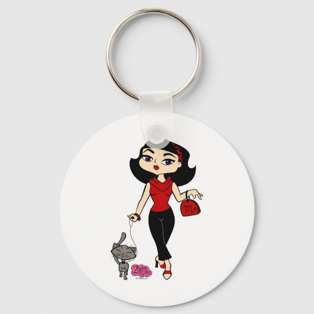 Scorpio Keychain (Front)