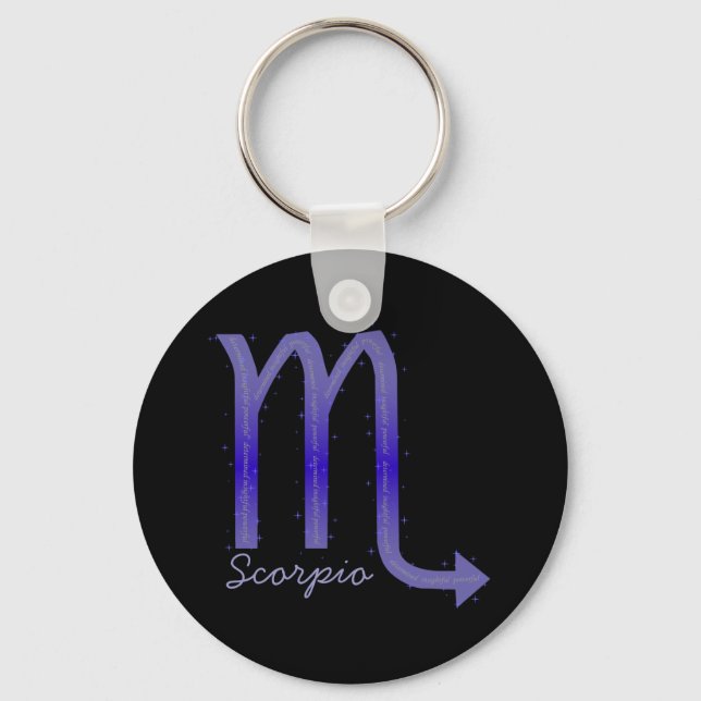 Scorpio Keychain (Front)