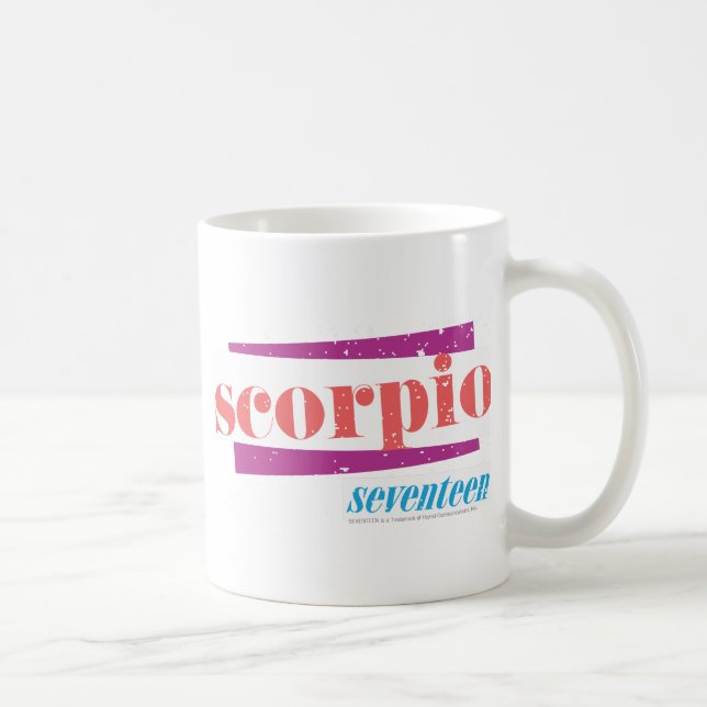Scorpio LtPink Coffee Mug (Right)
