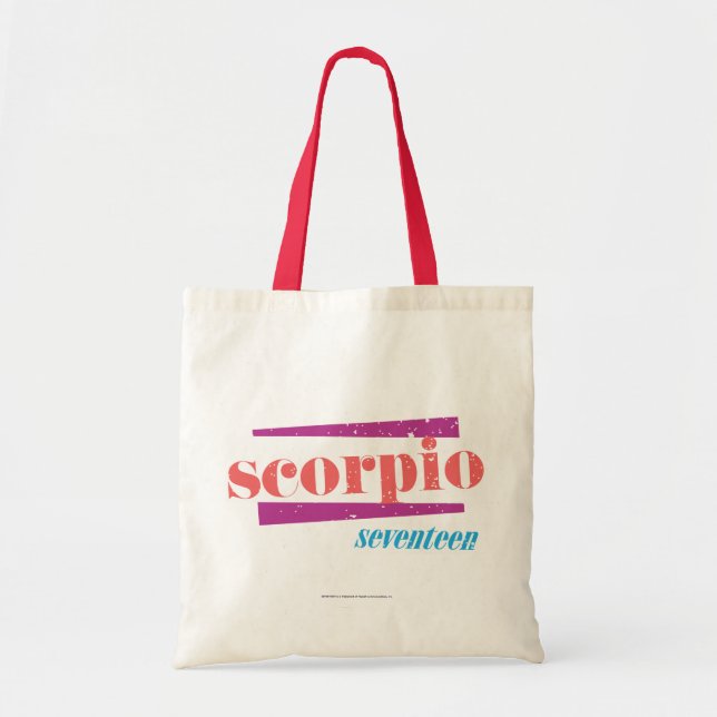 Scorpio LtPink Tote Bag (Front)