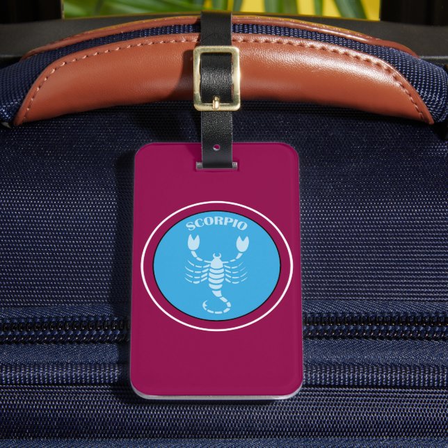 Scorpio Luggage Tag  (Front Insitu 2)